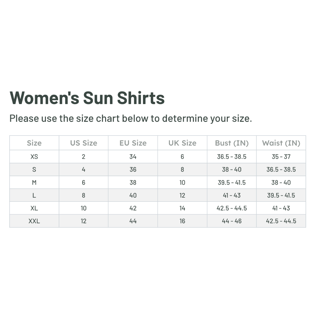 Women's UPF 20+ Bamboo Sun Shirt